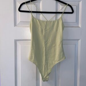 Neon Cross Back Contour Bodysuit